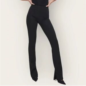 NEW Good American Black Scuba Pants Long Inseam Size Medium